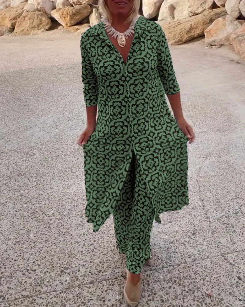 Solangea™ | Ensemble fluide à motifs géométriques