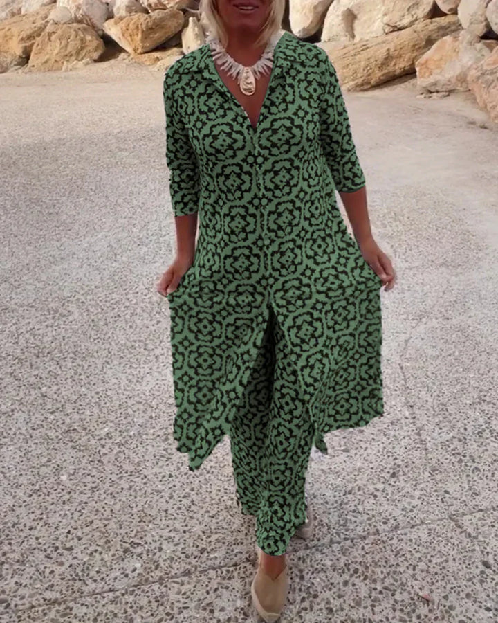 Solangea™ | Ensemble fluide à motifs géométriques