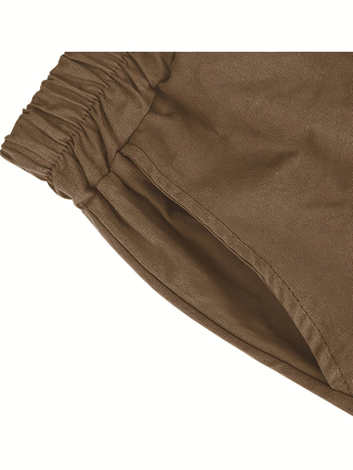 Aveléa™ | Short taille haute en coton-lin naturel