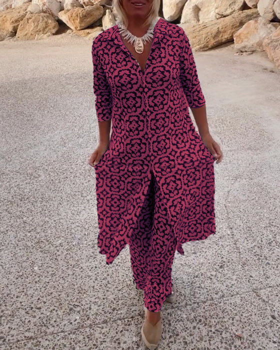 Solangea™ | Ensemble fluide à motifs géométriques