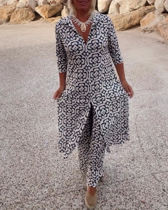 Solangea™ | Ensemble fluide à motifs géométriques