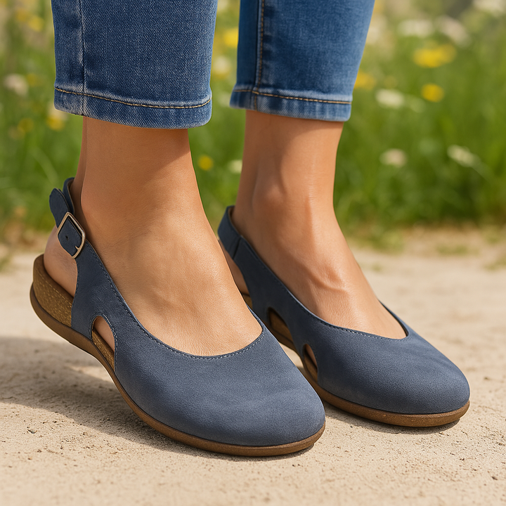 Solène™ | Sandales en PU à effet miroir