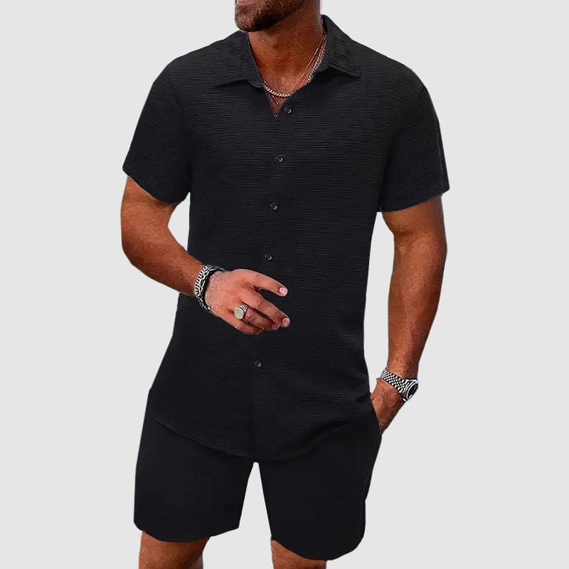 Larévan™ | Ensemble texturé en maille côtelée