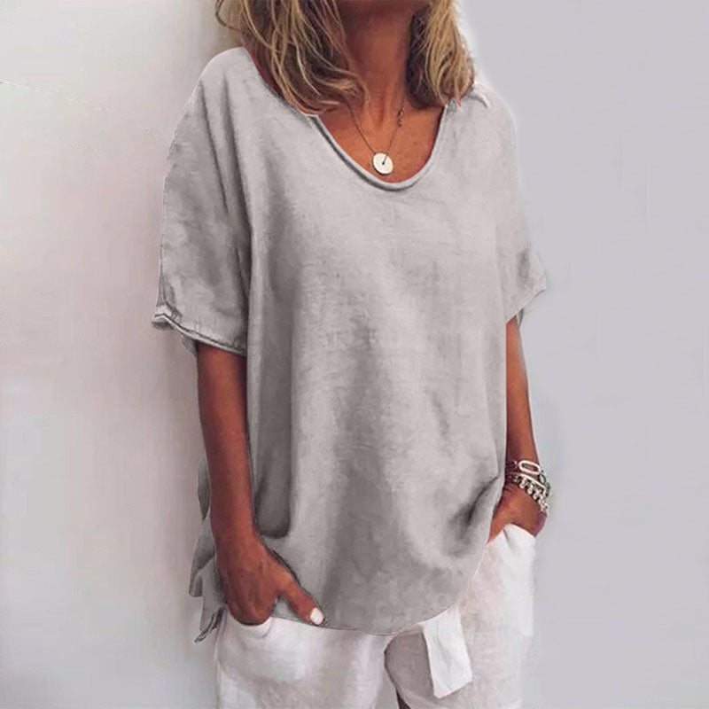 Éoliane™ | Chemise ample en coton et lin