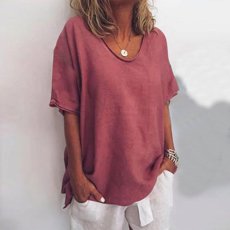Éoliane™ | Chemise ample en coton et lin