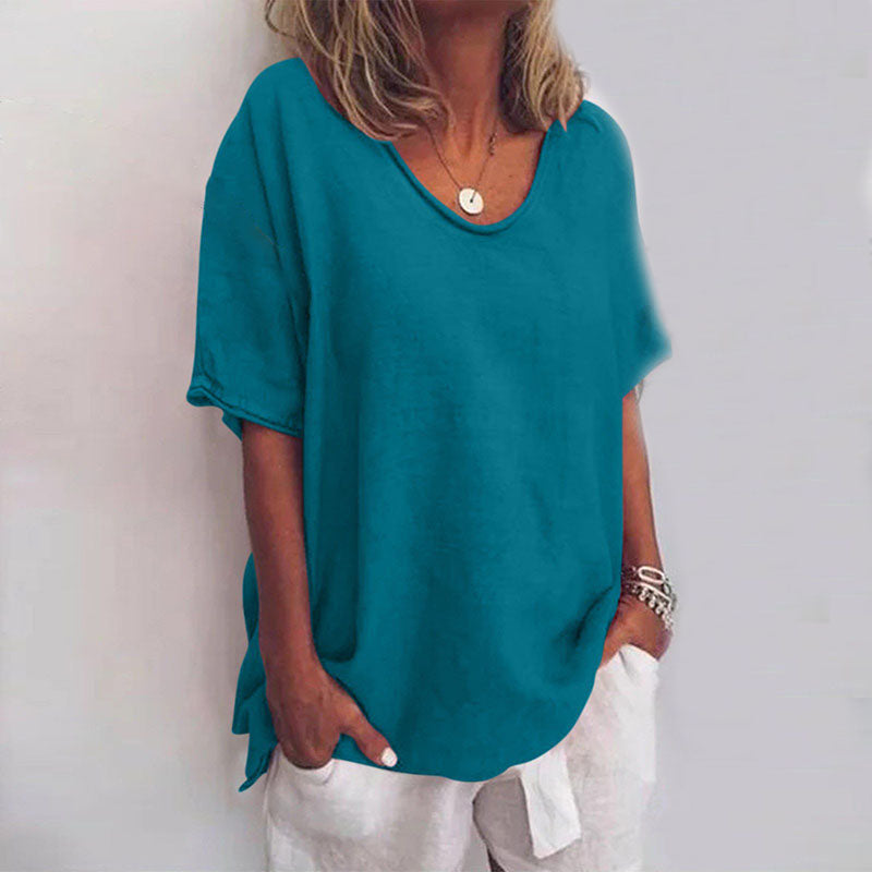 Éoliane™ | Chemise ample en coton et lin