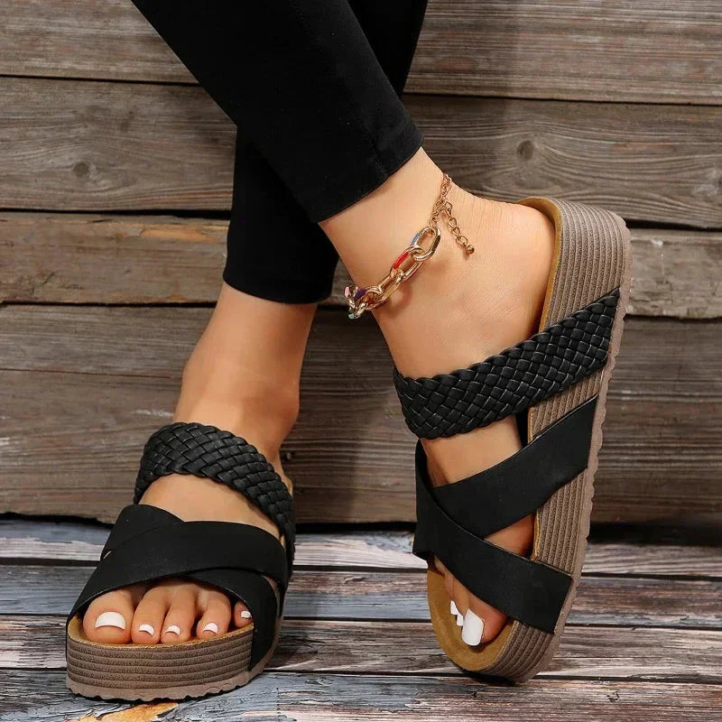 Mirella™ | Sandales orthopédiques en microfibre douce