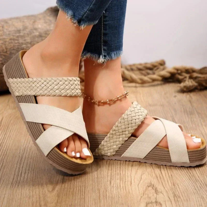 Mirella™ | Sandales orthopédiques en microfibre douce