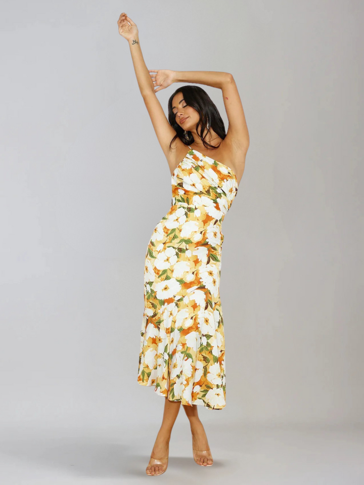 Séristelle™ | Robe sculptante à col carré en spandex